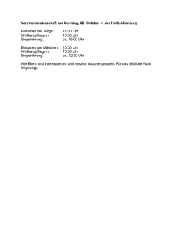 Infos zur Veranstaltung