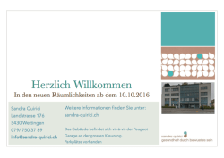 Info neuer Standort