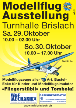 Modellflug Ausstellung