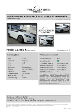Inserat drucken - Volvo Zentrum Amberg