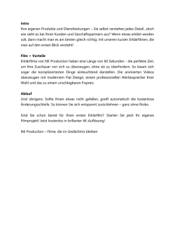 Intro Ihre eigenen Produkte und Dienstleistungen