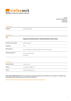 Dingend Nachhilfestunden in Mathematik