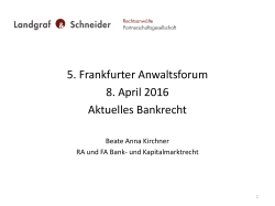 vortrag-bankrecht-2016_final - Beate Anna Kirchner | bankrechtnetz