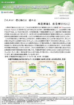 マーケットの見方（No.115）を掲載しました。
