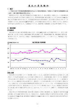 東 北 の 景 気 動 向