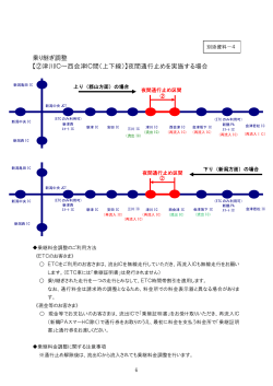 【②津川IC～西会津IC間（上下線）】夜間通行止めを実施する場合