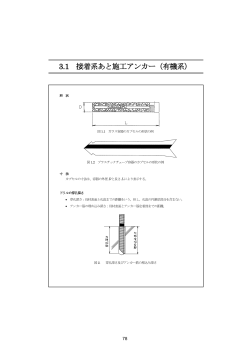 3.1 接着系あと施工アンカー（有機系） - JCAA 日本建築あと施工アンカー