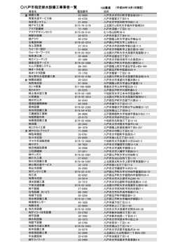 業者一覧 [137KB PDF]
