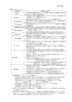 （補足資料）経費の計上について（PDF：74KB）