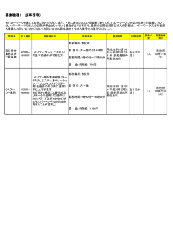 募集職種（一般事務等）