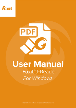 Foxit J-Reader
