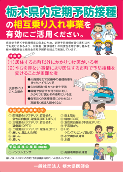 ポスター - 栃木県医師会