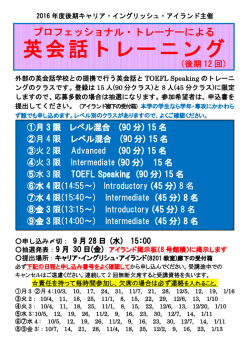 英会話トレーニング