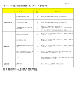 （別紙3）選考評価基準 （PDF 113.6KB）（別紙3）選考評価基準を