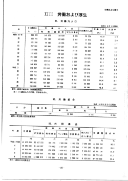 労働および厚生（PDF形式：593KB）