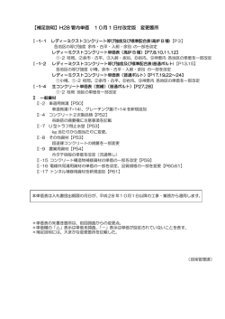 H28管内単価 10月1日付改定版 - 小樽開発建設部