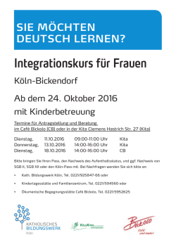 Integrationskurs Bickendorf