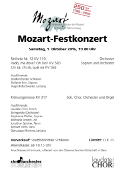 Mozart-Festkonzert