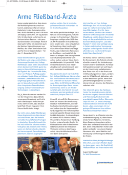 Editorial - KTM Krankenhaus Technik + Management