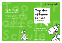Tag der offenen Schule