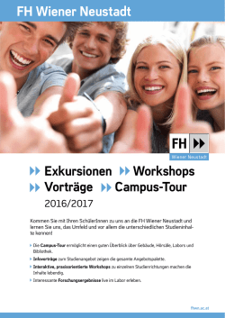 FH Wiener Neustadt Besuch!
