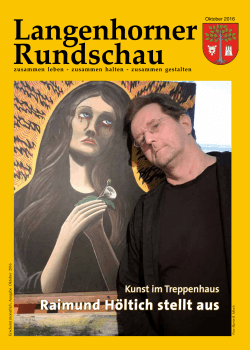 aktuelle Ausgabe der Langenhorner Rundschau