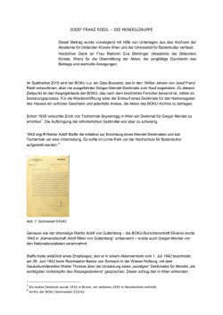 JOSEF FRANZ RIEDL &ndash; DIE MENDELGRUPPE - Austria