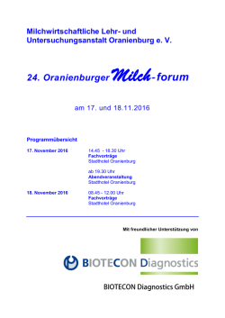 Oranienburger Milchforum