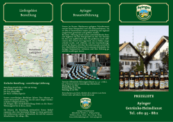 Heimdienst - Privatbrauerei Ayinger