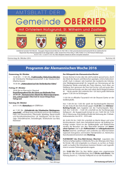 Amtsblatt Oberried KW 40_2016