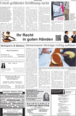Ihr Recht in guten H&auml;nden