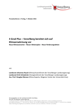 PDF: Pressekonferenzunterlagen - Land Vorarlberg