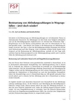 Jetzt doch wieder?