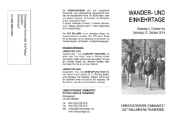 Flyer - Christusträger Bruderschaft