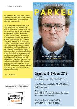 Dienstag, 18. Oktober 2016