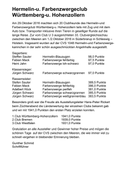 Hermelin-u. Farbenzwergeclub W&uuml;rttemberg