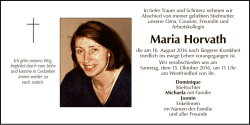 Maria Horvath