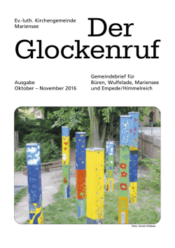 Der Glockenruf - Kirchengemeinde Mariensee
