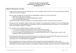 Informationen zu G8/G9 - Landeselternschaft der Gymnasien in NRW
