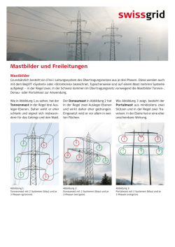 Mastbilder und Freileitungen