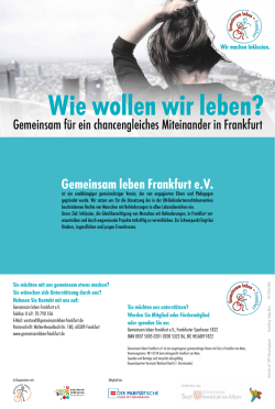 downloaden - Gemeinsam leben Frankfurt eV