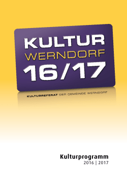 Kulturprogramm 2016/2017