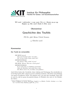 Heinz-Ulrich Nennen: Geschichte des Teufels