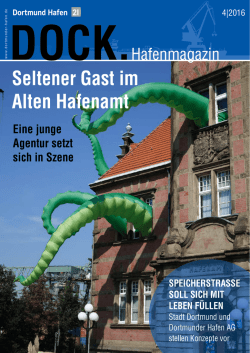 DOCK Hafenmagazin - Dortmunder Hafen AG