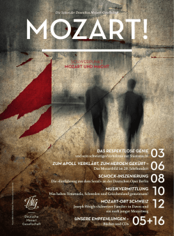 Mozart-Ort Schweiz (S. 12), Deutsche Mozart
