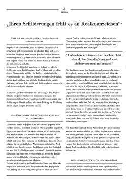 Ihren Schilderungen fehlt es an Realkennzeichen!