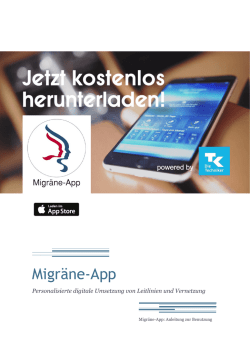 Migr&auml;ne-App - Schmerzklinik Kiel