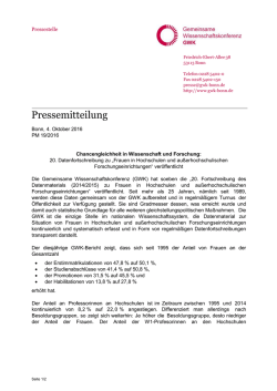 Ihre Mail vom 03 - Gemeinsame Wissenschaftskonferenz