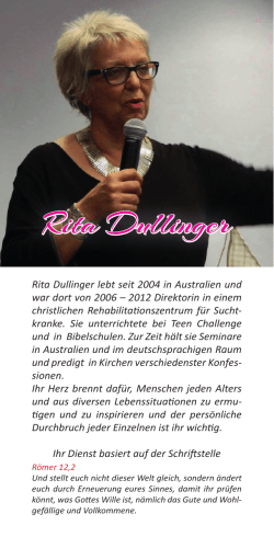 Flyer Rita Dullinger.indd - FCG