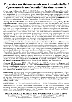 Reiseprogramm PDF. - Internationale Theater
